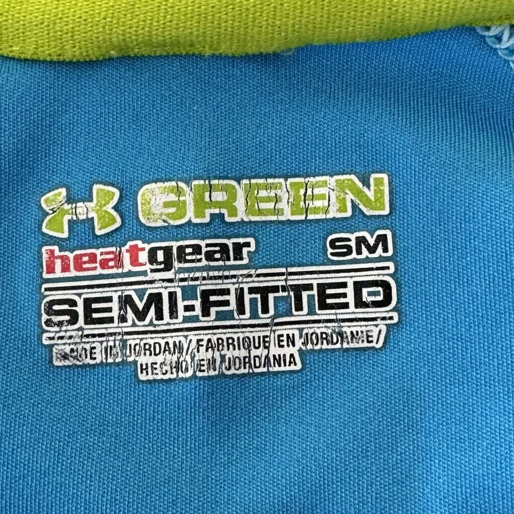 Under Armour Small Semi-Fitted Top Heat Gear Round Neck Stretch Quick Dry Womens - Image 8