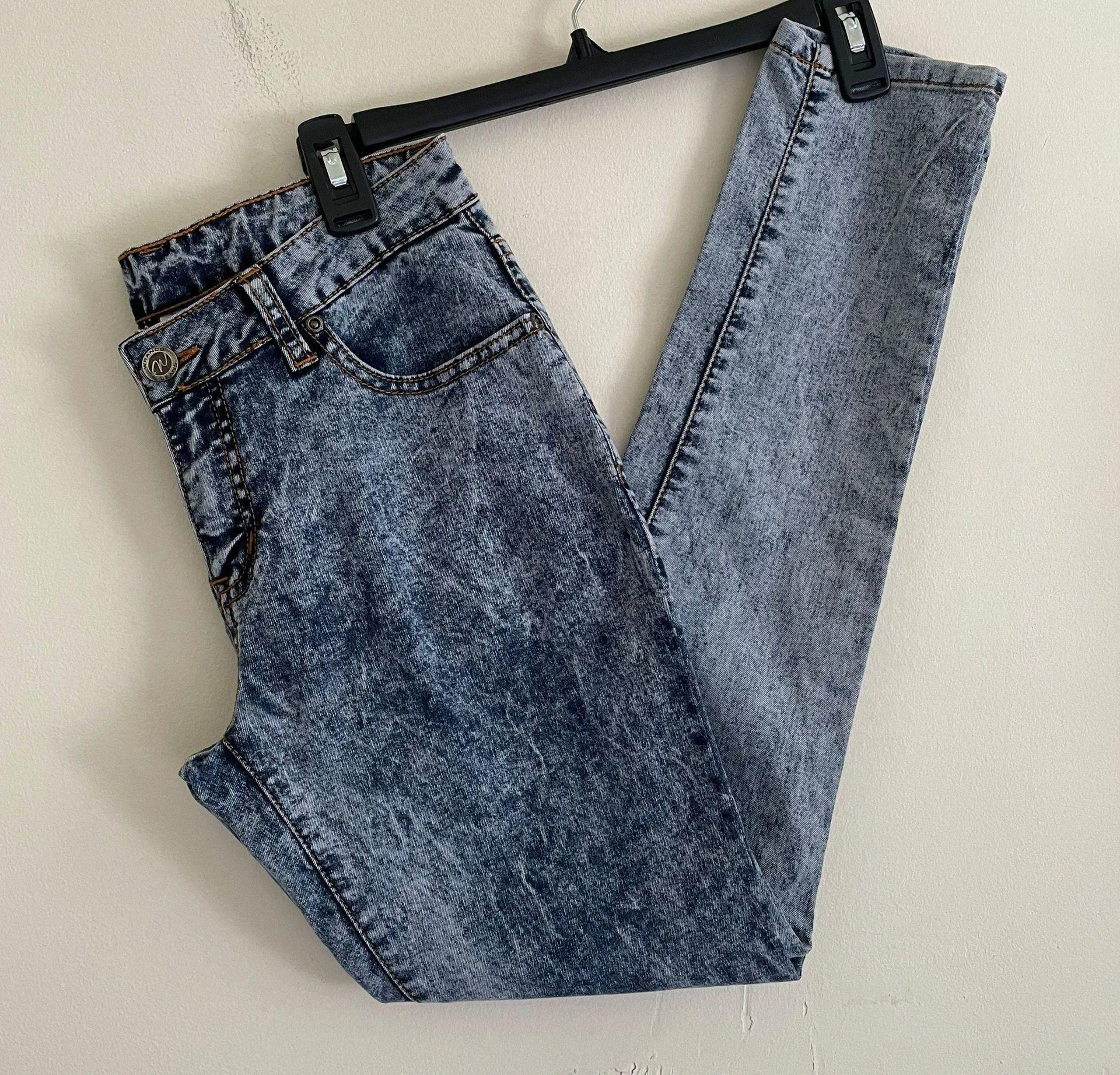 Wranco Jeans Skinny Light Wash Denim Blue Size 27 - Image 2