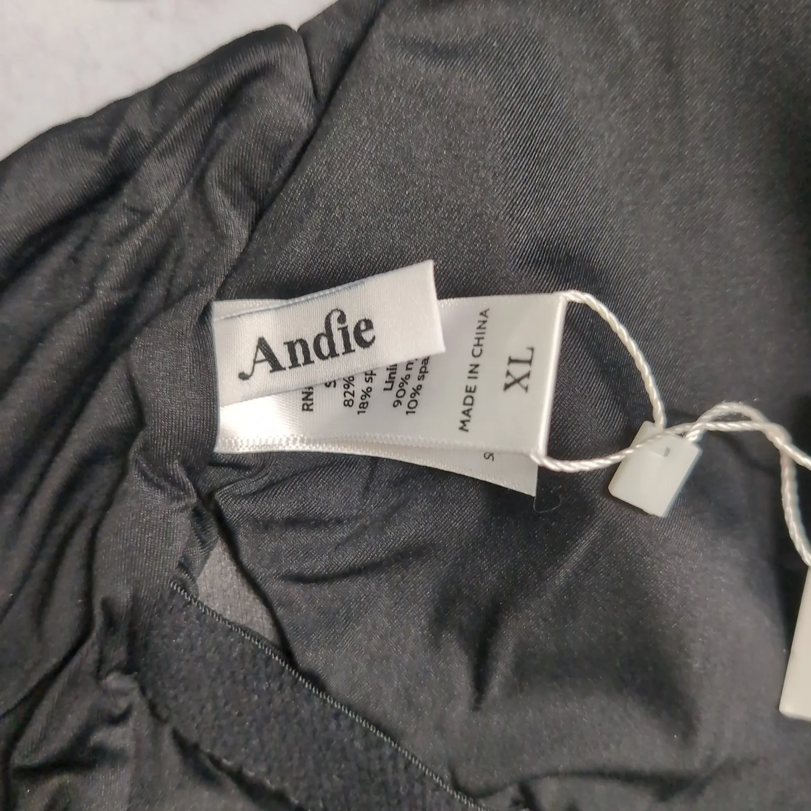 NWT Andie The Santorini Black One Piece Keyhole Cutout Adjustable Size XL - Image 10