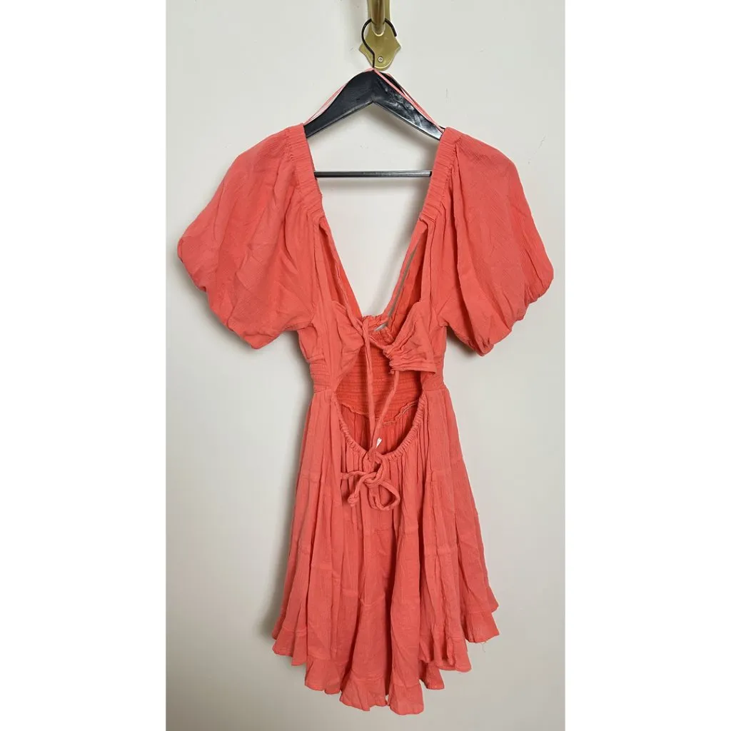 FREE PEOPLE Perfect Day Mini Dress in Pink Size X-Small - Image 7