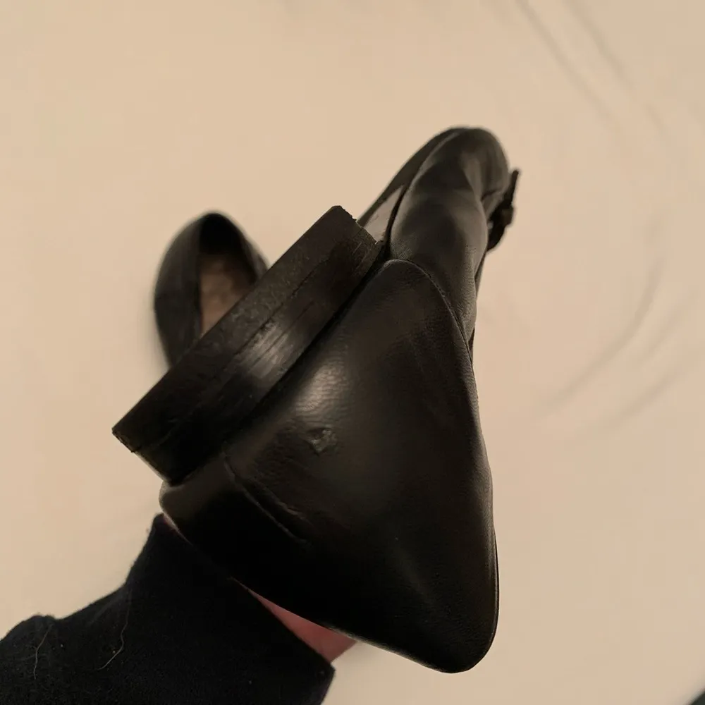 AGL Black Monika Cap Toe Ballet Flat 36.5 Size 6.5 - Image 6