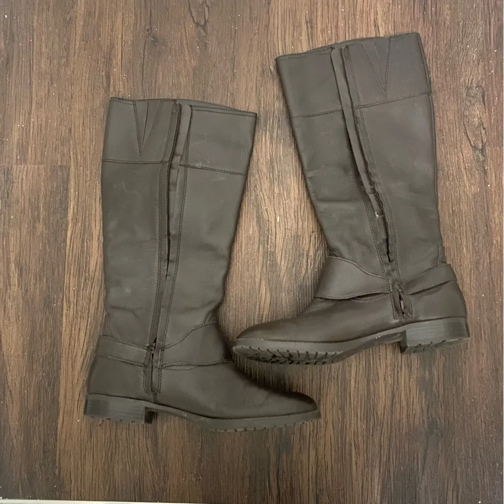 Lauren Ralph Lauren Sulita Harness Riding Boot Brown 9 M - Image 10