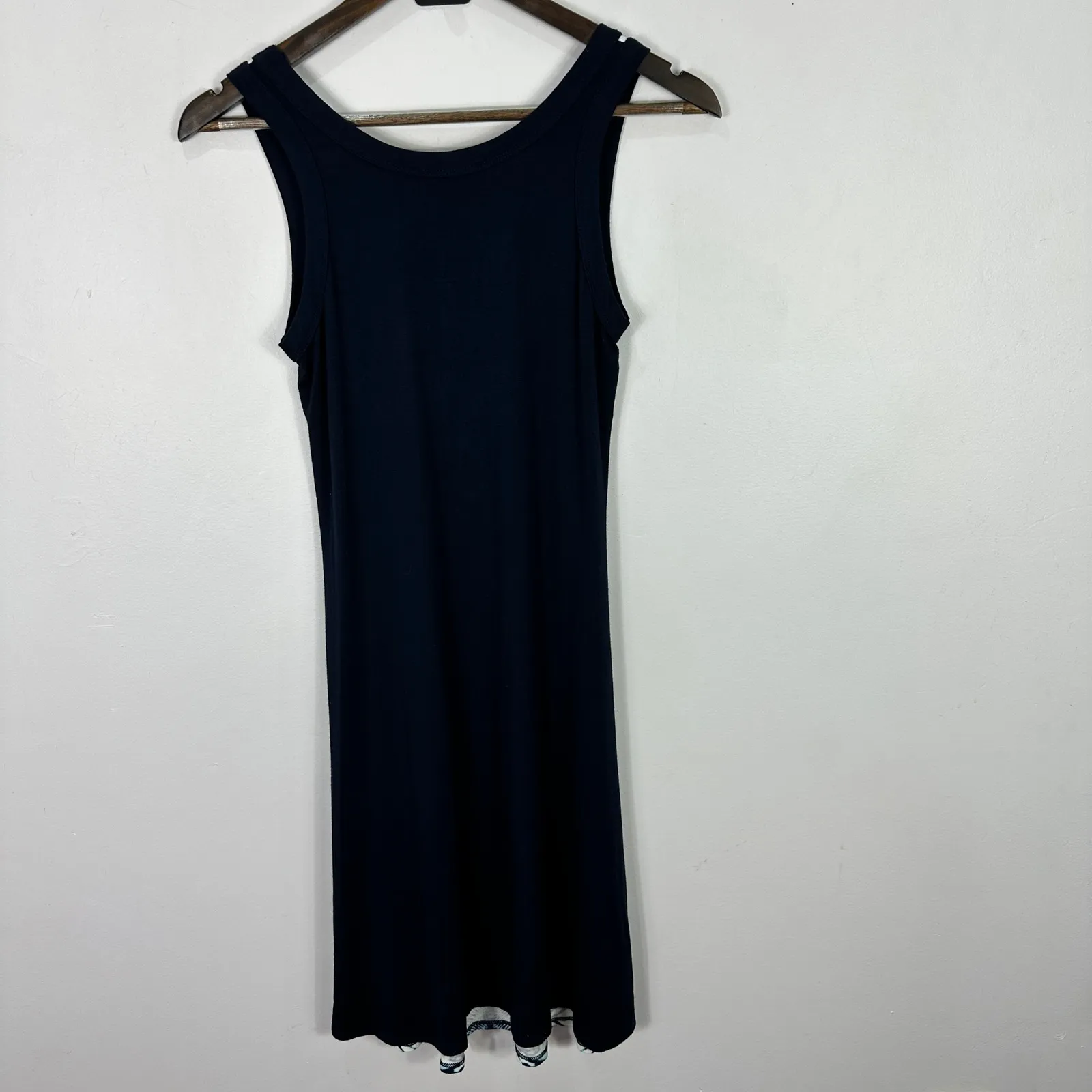 Karen Kane XS Tie Dye Sleeveless Dress Blue Boho Resort Cruise Summer Casual - Image 4