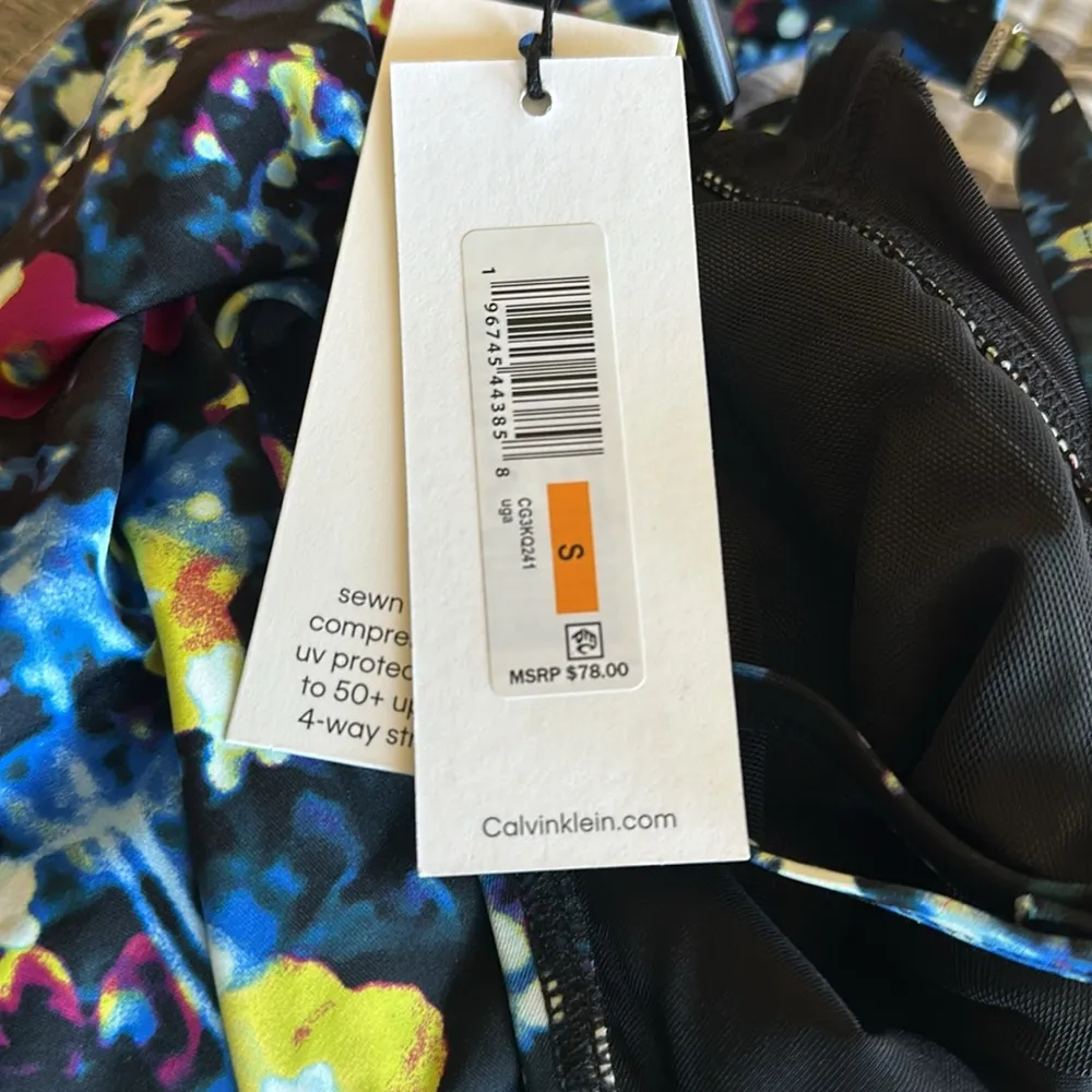 NWT Calvin Klein Standard Tankini Swimsuit with Adjustable Straps Tummy Control - Image 9