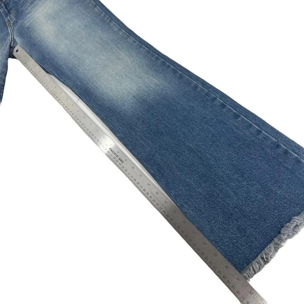 BCBG MAXAZRIA Jamil Y2K Low-mid rise Flare Jeans - Image 10