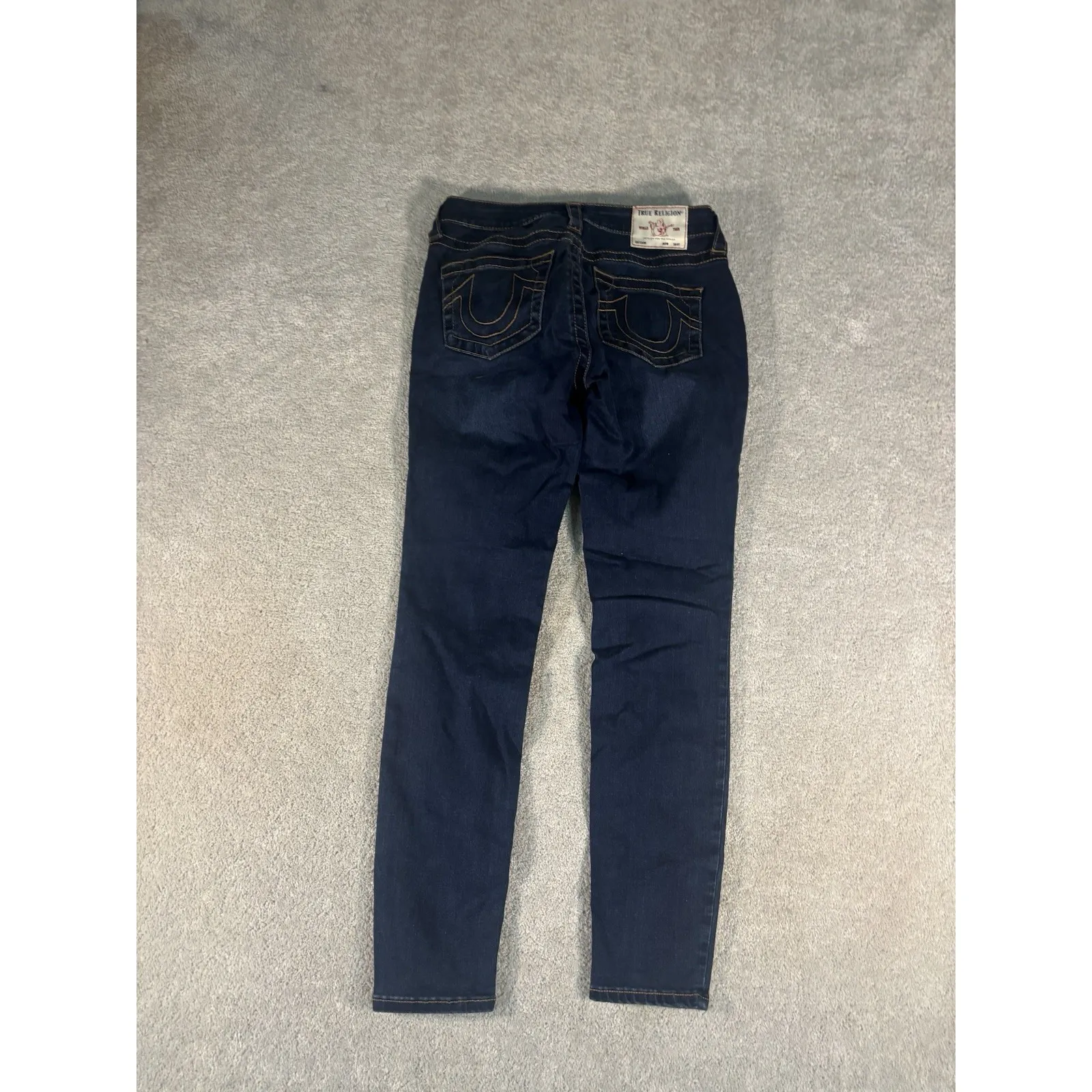 true religion jennie‎ curvy mid rise skinny 27 - Image 10