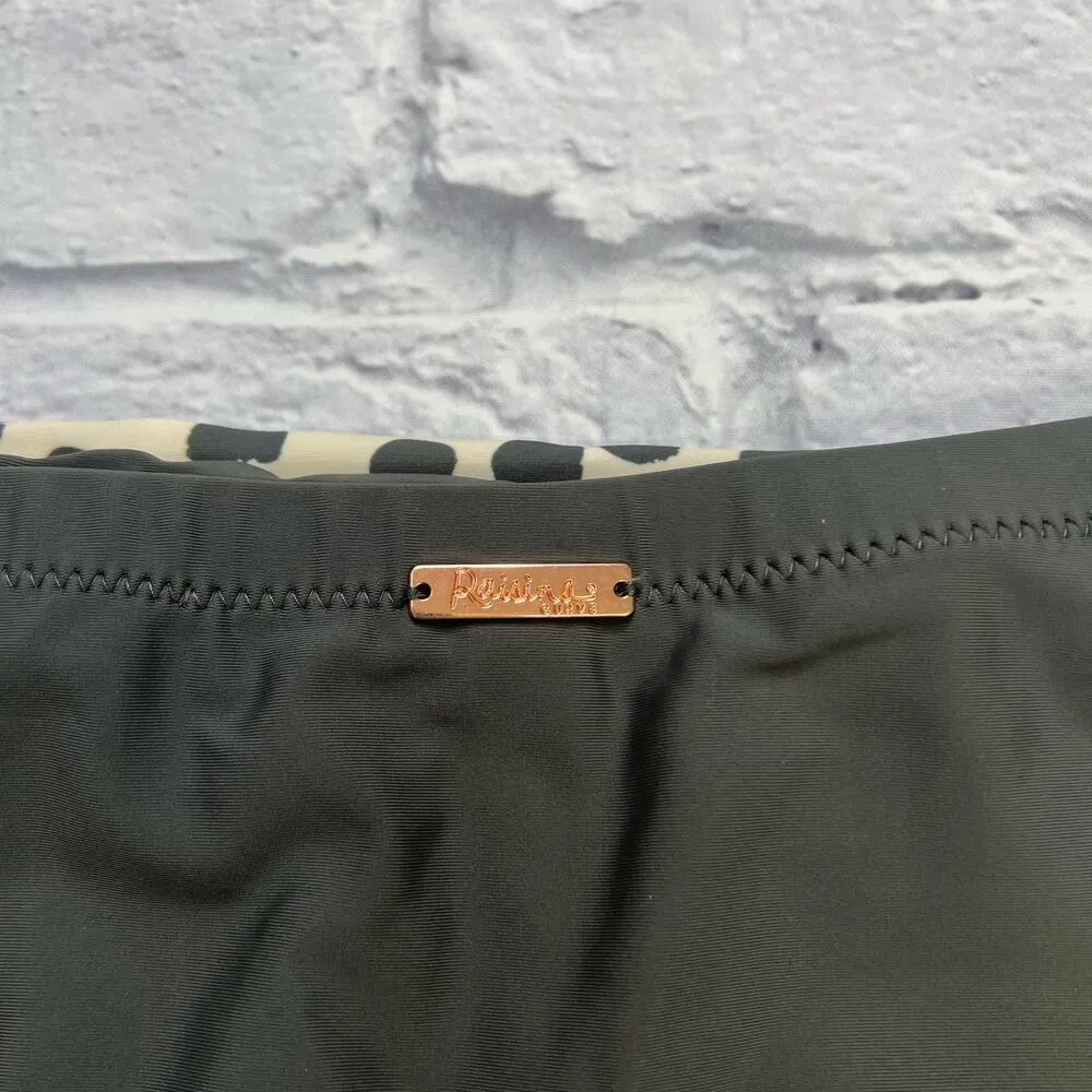 Raisins Curve Sage Green Belted High Waist Bikini Bottoms Size 18W Slimming New - Image 6