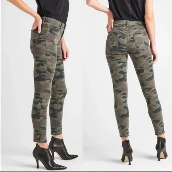 Hudson Camouflage Nico Midrise Ankle Skinny Jeans - Image 2