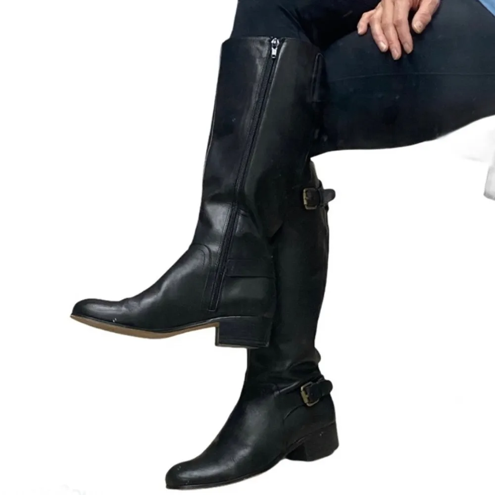 Corso Como Geneva Leather Riding Boots in Black size 8‎ - Image 2