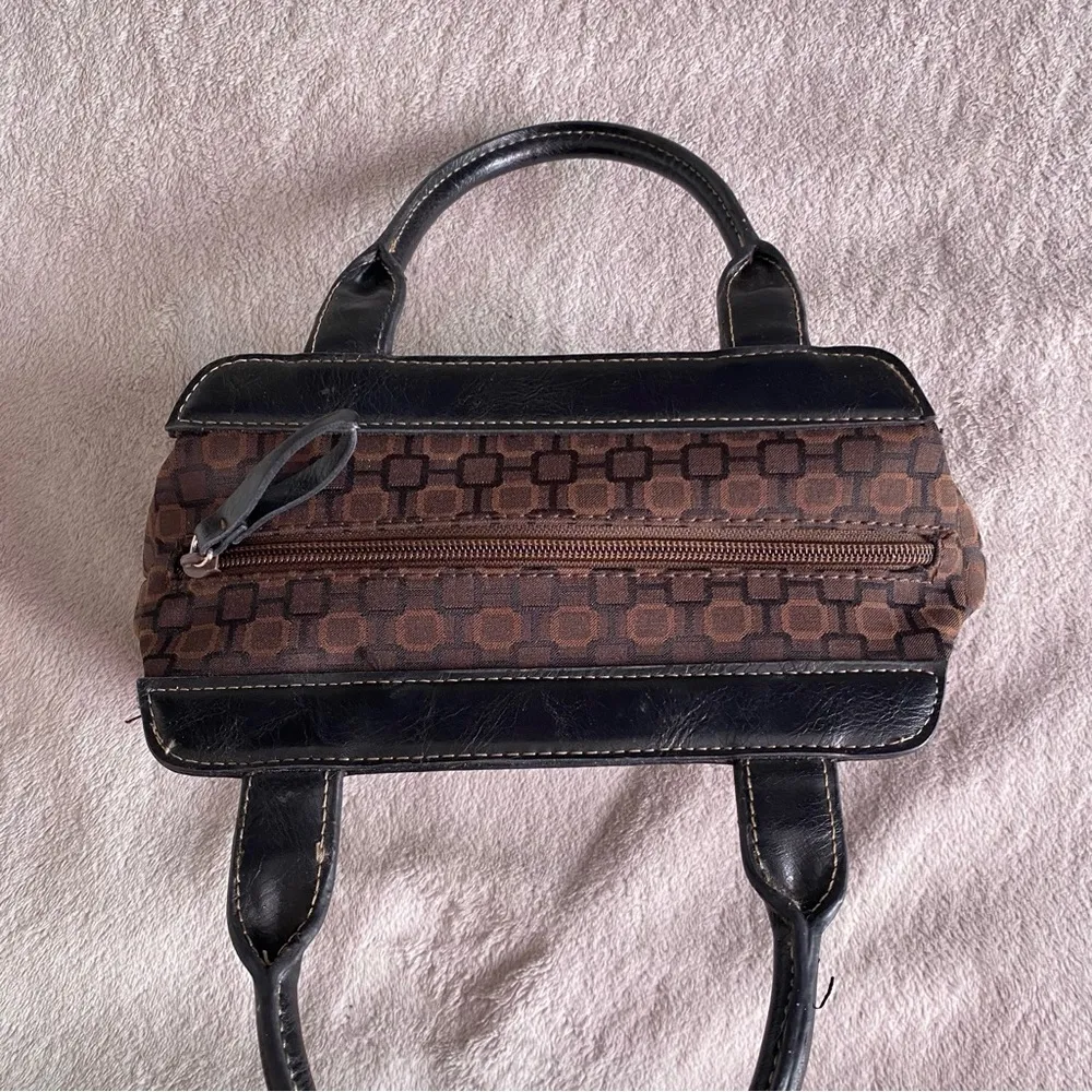 Vintage Nine West y2k top handle brown purse - Image 5