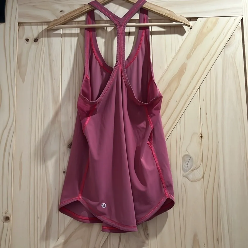 Lululemon - Mauve Racerback Fast Lane Singlet - 6/8 - Image 9