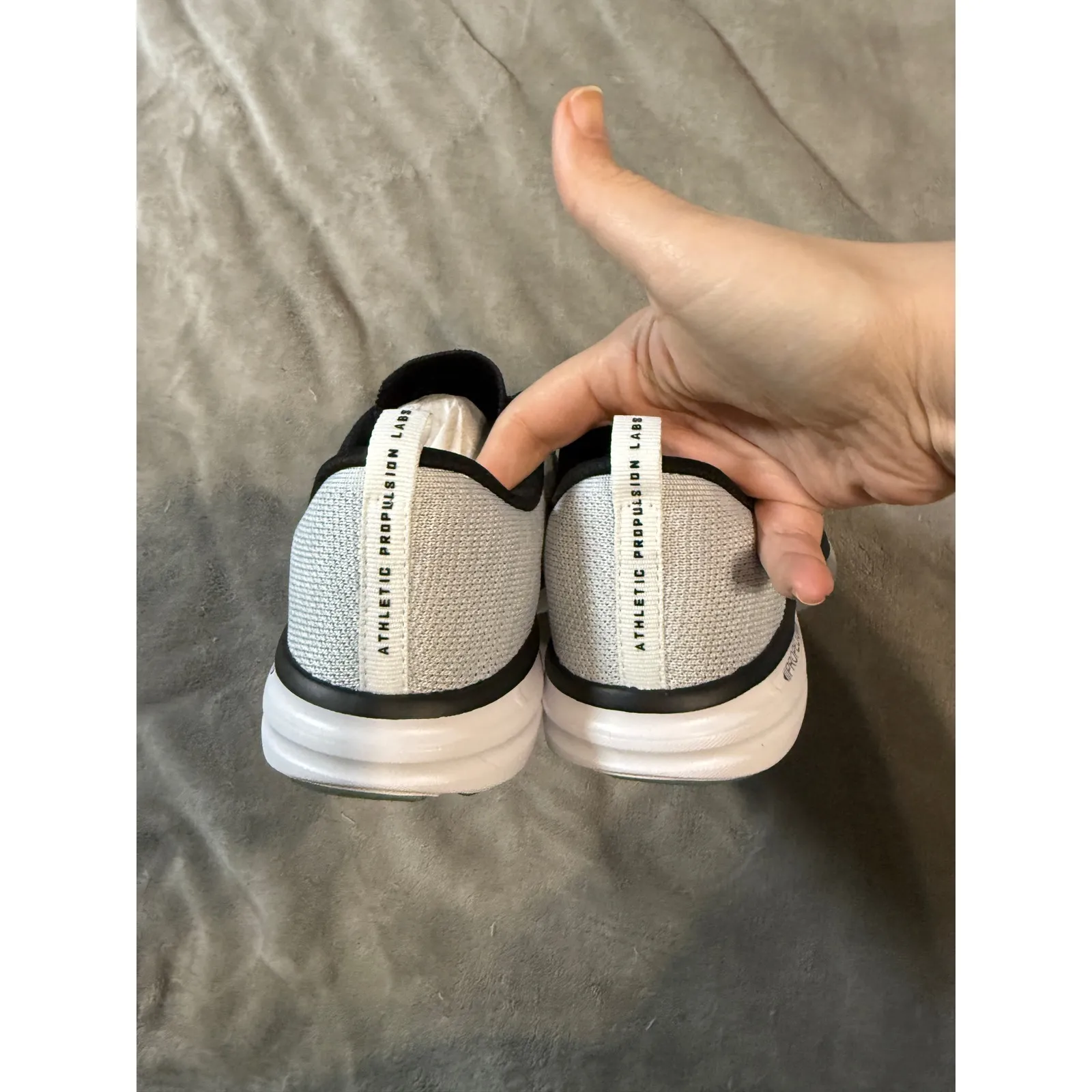 NEW APL TECHLOOM Pro Women Sneakers Size 5.5 Athletic Black White Heather Gray - Image 4