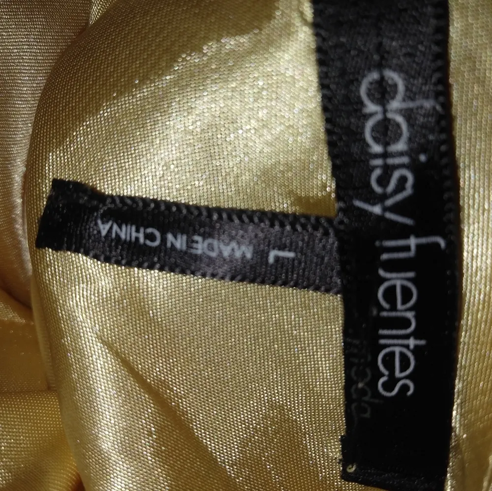 DAISY FUENTES M/L Bright Paisley Floral Lined Tie Back Top in Orange Pink - Image 3