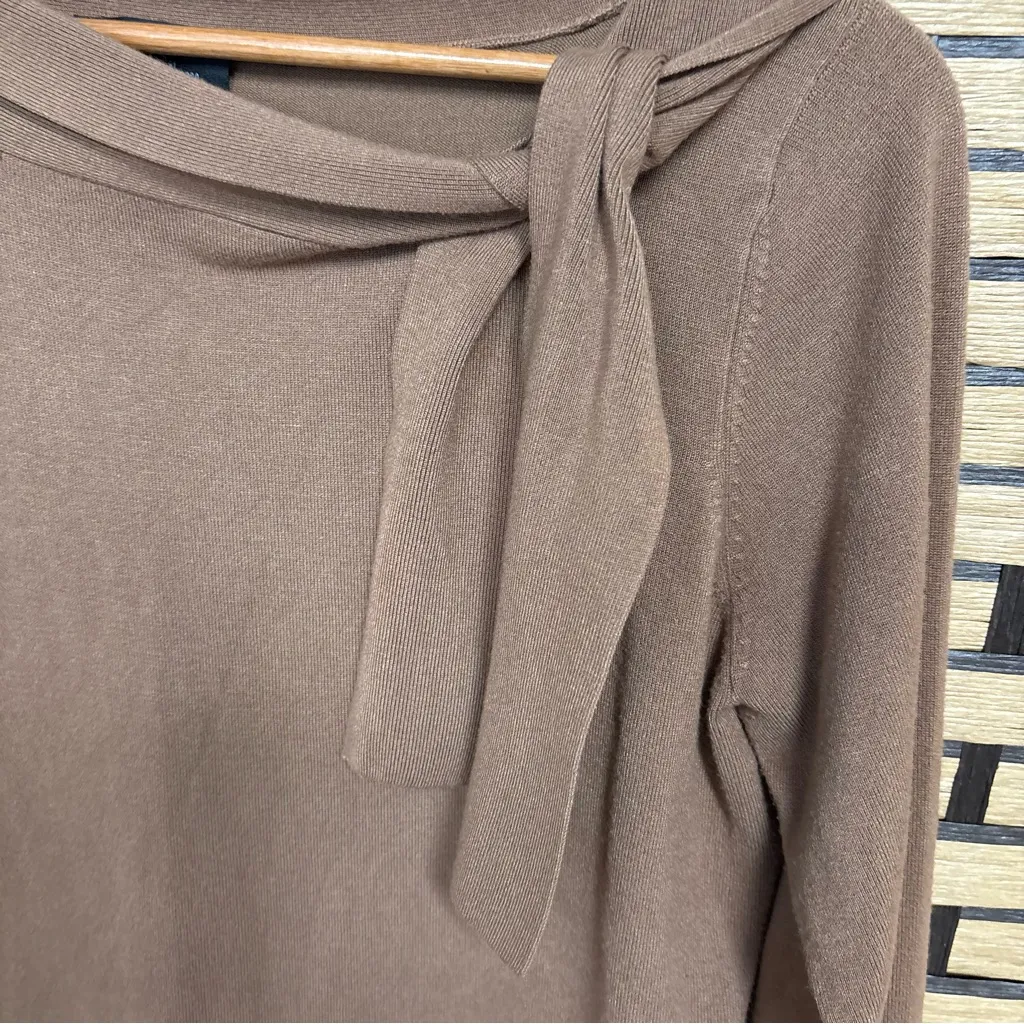 Pierre Cardin‎ Brown Sweater Top Size XL - Image 3
