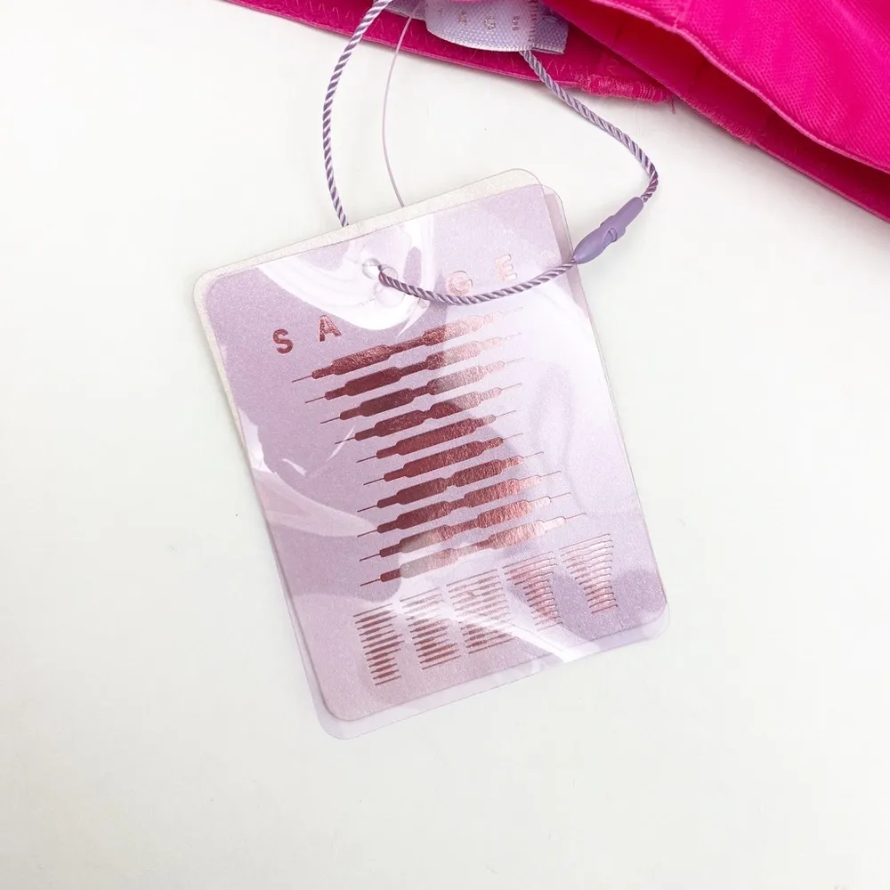 Savage X Fenty Mesh Gathered Balconette Bra: Hot Pink - Image 9