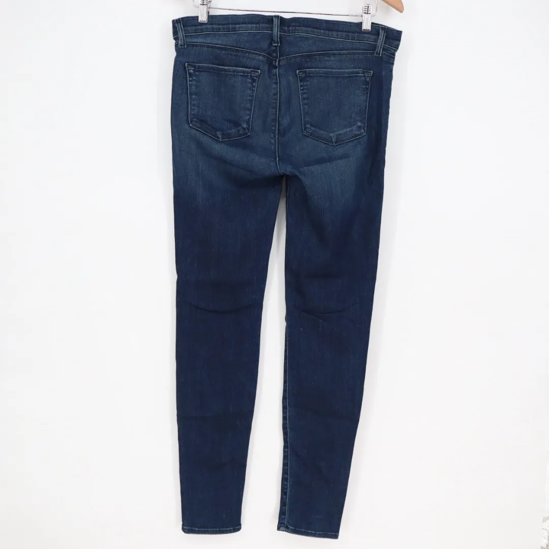 J Brand Skinny Jeans Dark Wash Mid Rise Women Size 32 - Image 5