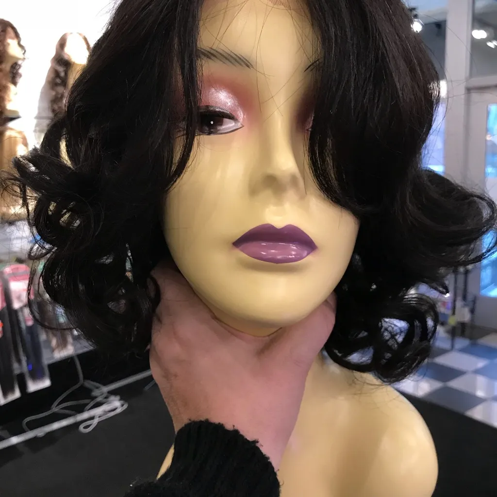 Human 100% Virgin Remy Natural color wig Brown - Image 7