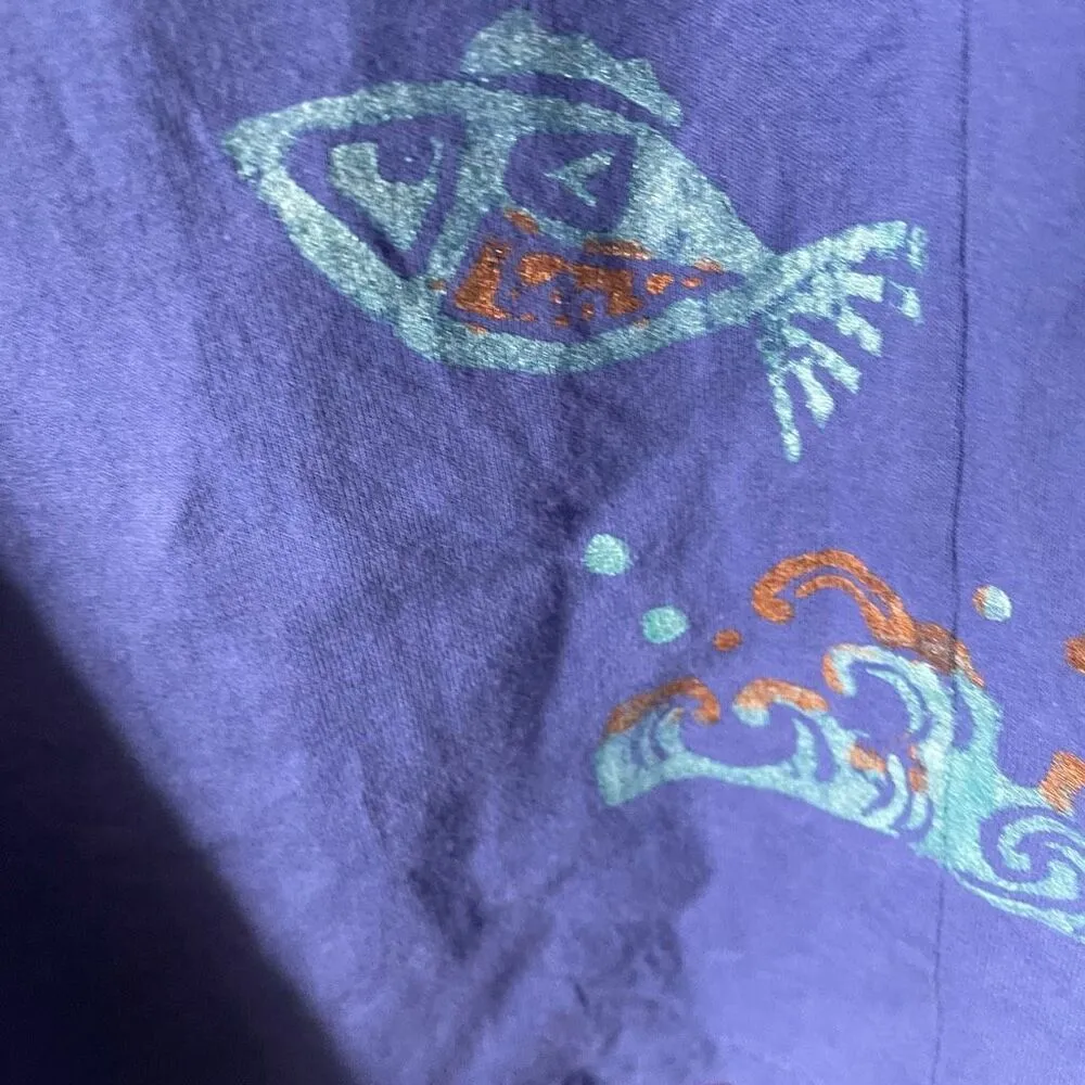 Vintage Arizona West casual wear size Medium maxi. Art to wear. Purple - Image 7