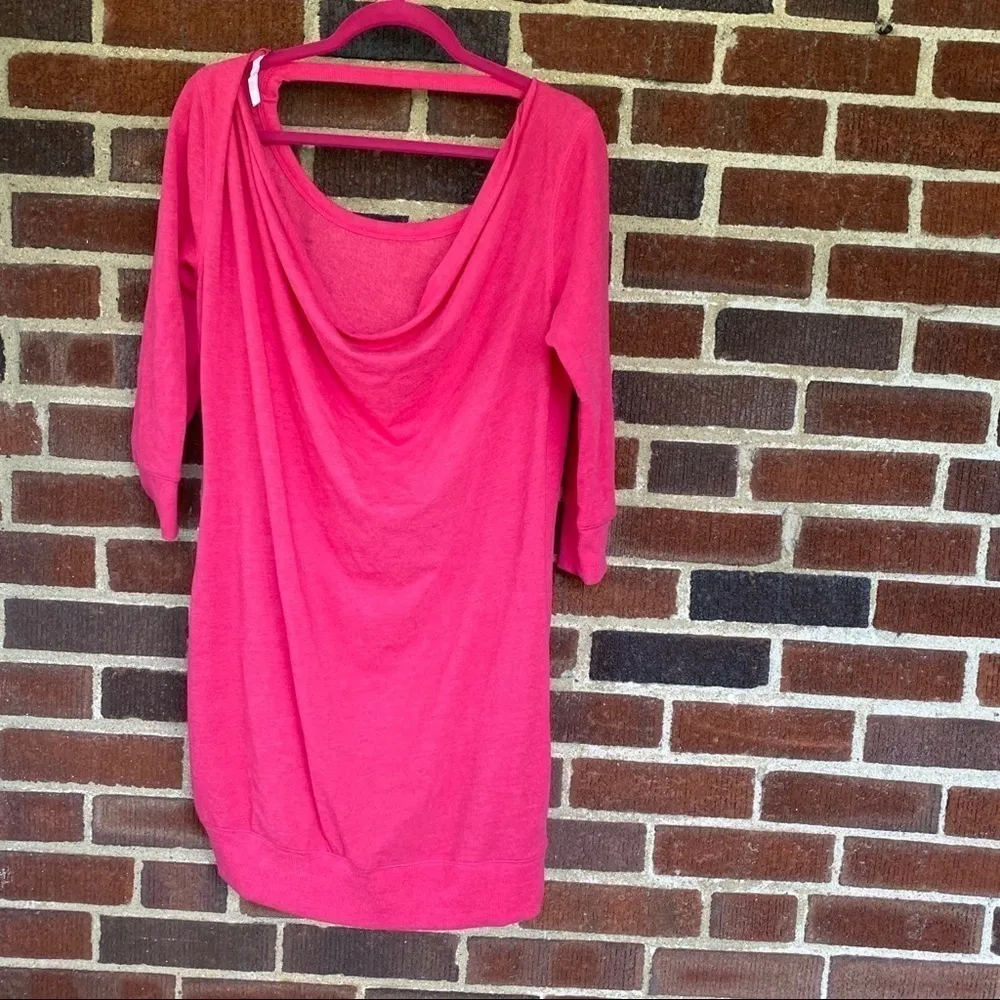 Victoria’s Secret Hot Pink Scoop Neck Open Back Dress Size Small - Image 10