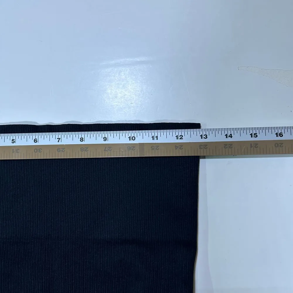 EUC SPANX Look‎ at me Leggings Shapewear Womens Large Black - Image 6