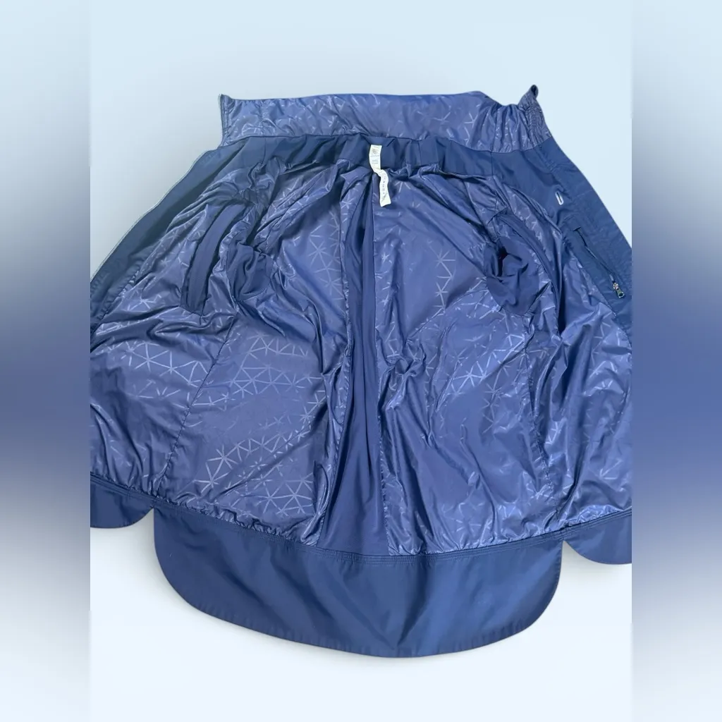 LULULEMON Fo Drizzle Jacket Deep Navy Size 4 - Image 8