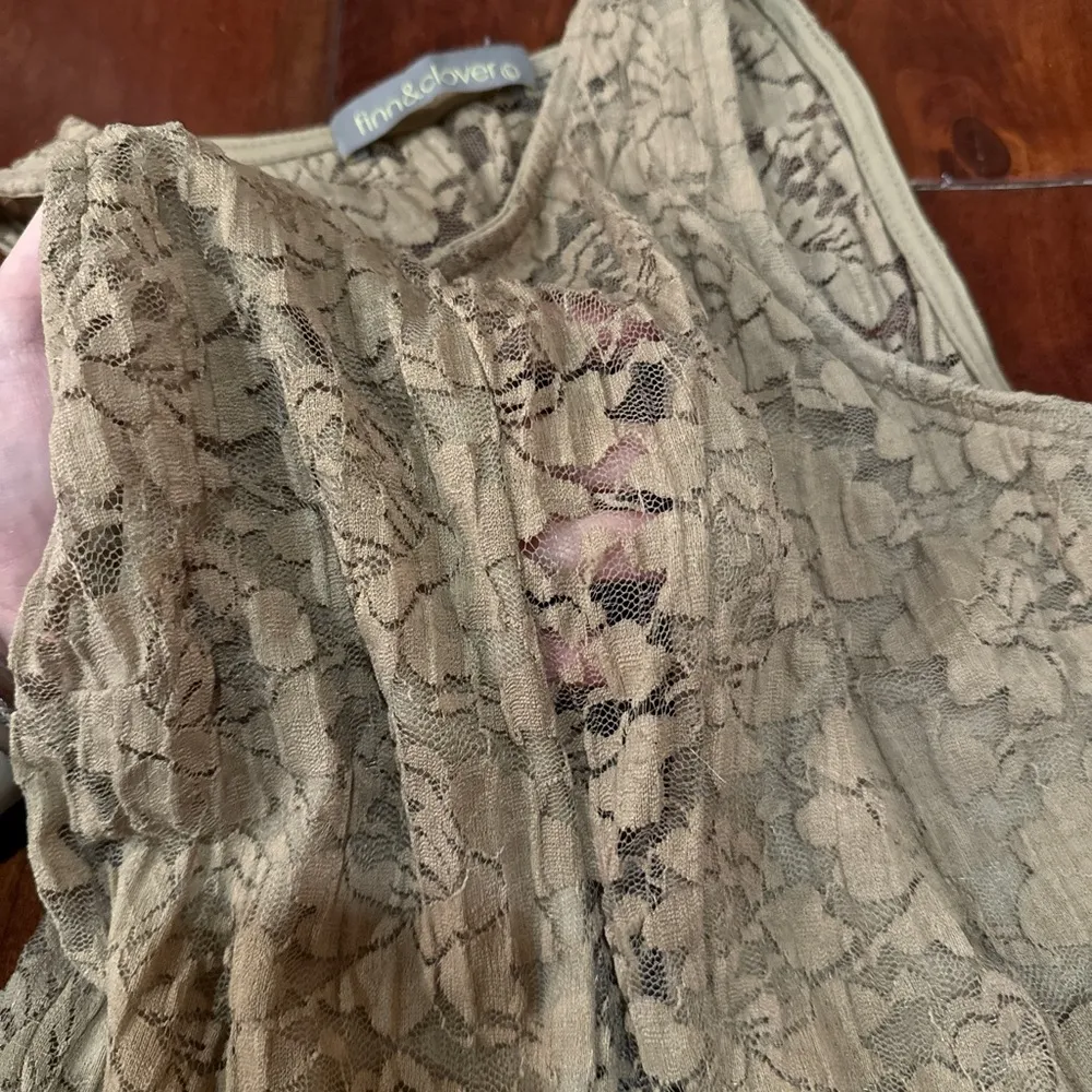 Light Brown Lace Formal Dress - Image 3