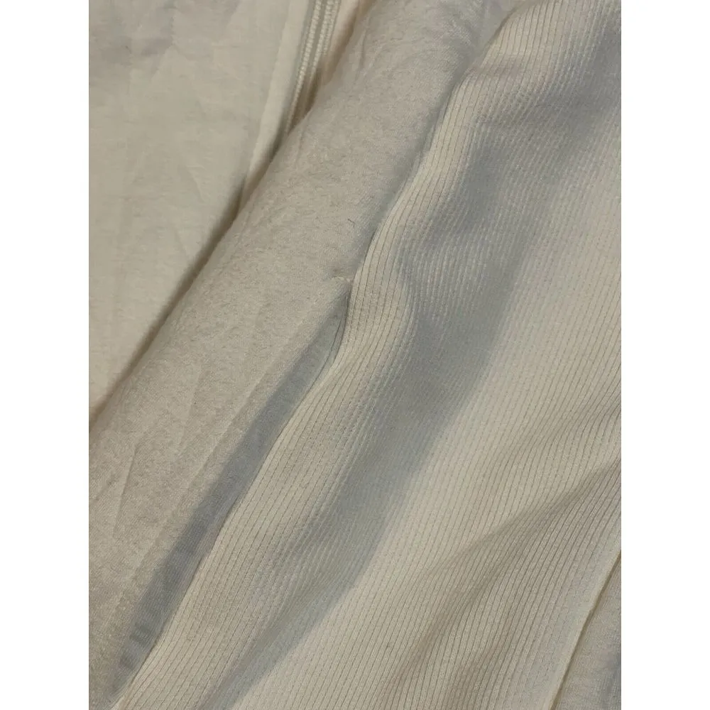 Talbots Cream Quilted Puffer‎ Full Zip Vest Size Size 1X. D-321 - Image 4