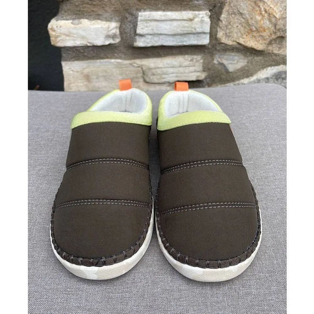 Dr. Scholl's Cozy Vibes soft & sport mule shoes olive green size 6.5 NWOT - Image 2