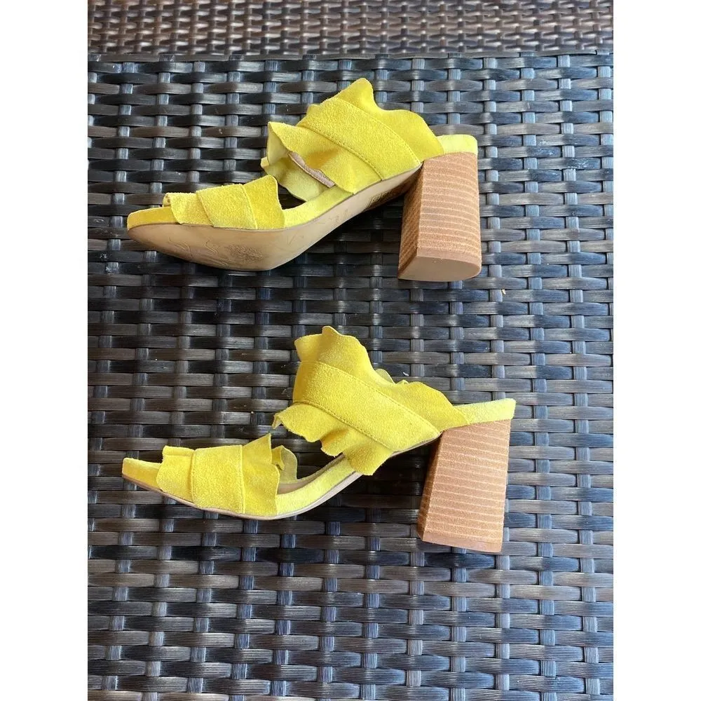 Free people Rosie ruffle heels size 37 - Image 2