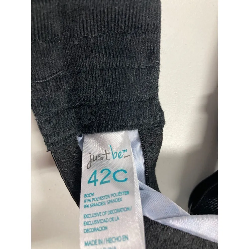 JUST BE, Women's Bra, 42C, Blue‎ - Image 6