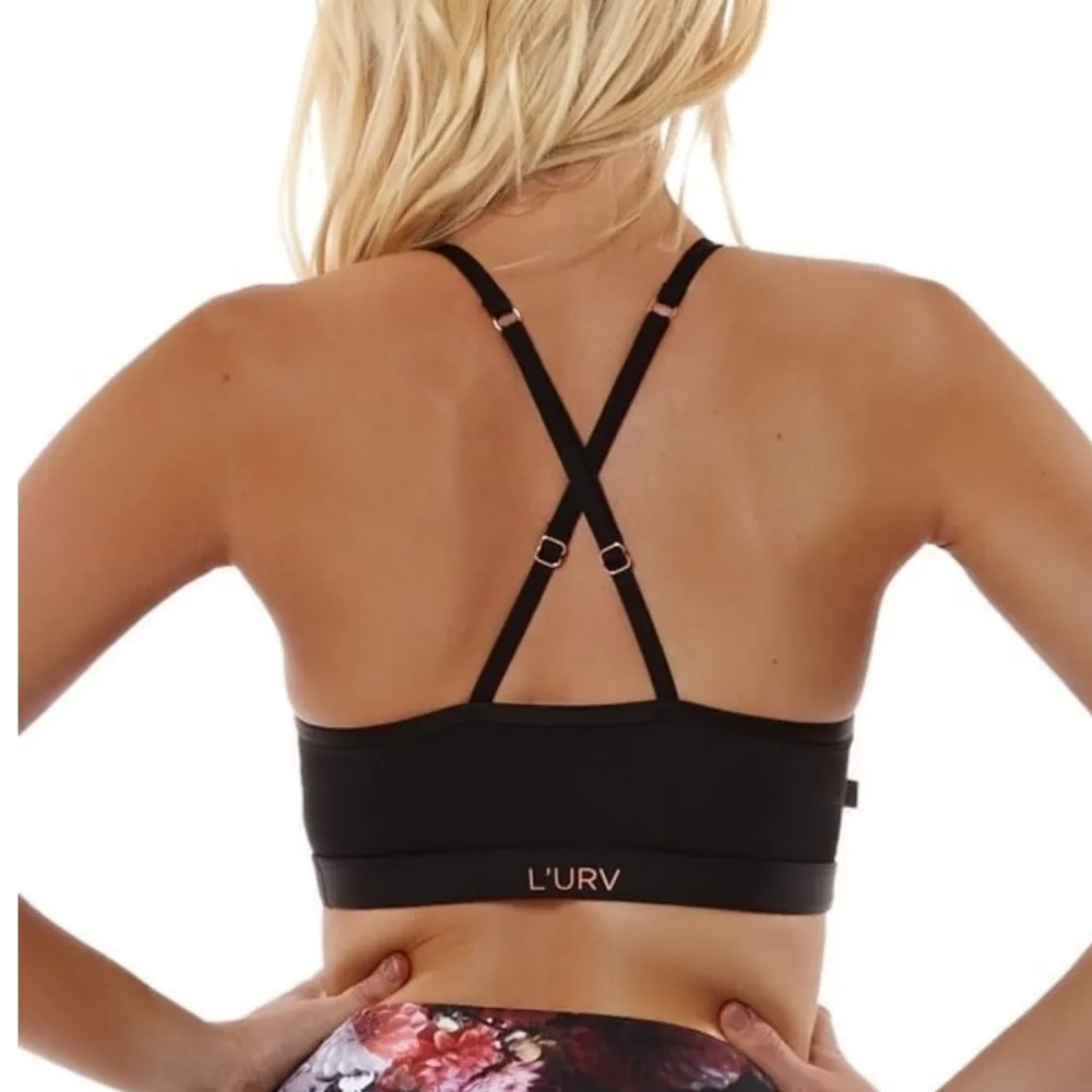 [L’urv] A Thousand Stars Bra/ Swim Top Black Size XS - Image 9
