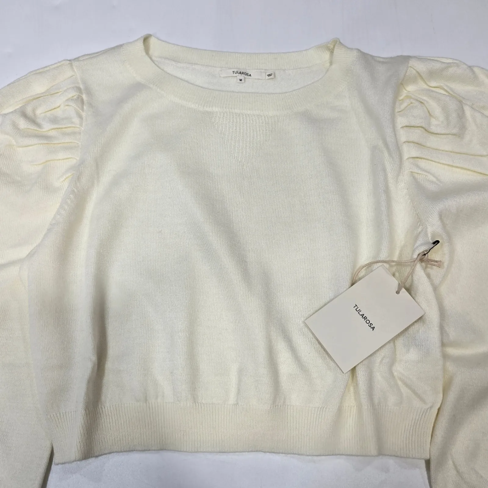 Tularosa Estrella Crop in White Medium - Image 4