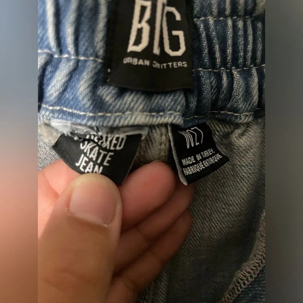 Urban Outfitters BDG Relaxed Skate Jean Light Wash Denim Pants SZ 27 - Image 5