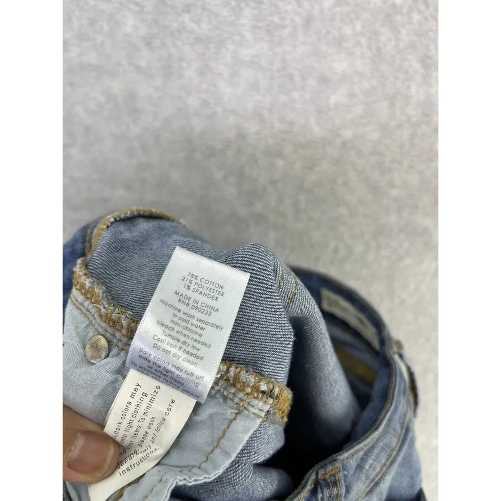 Bullhead Women's Jeans Skinny Blue Medium Wash Size 24 Mid Rise Skinniest - Image 3