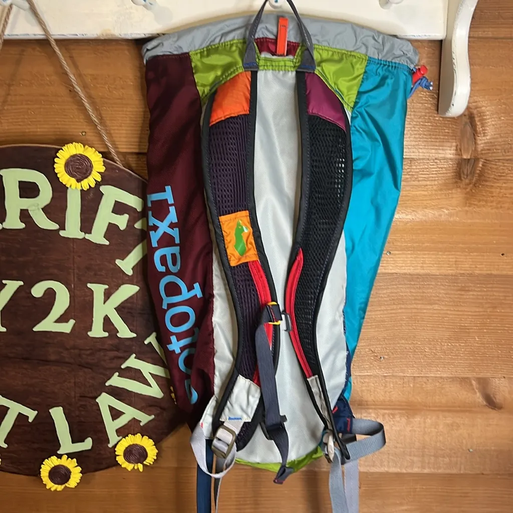 Cotopaxi Luzon Hiking Backpack 18L Zip Drawstring Buckle Multi-Color Lightweight - Image 6