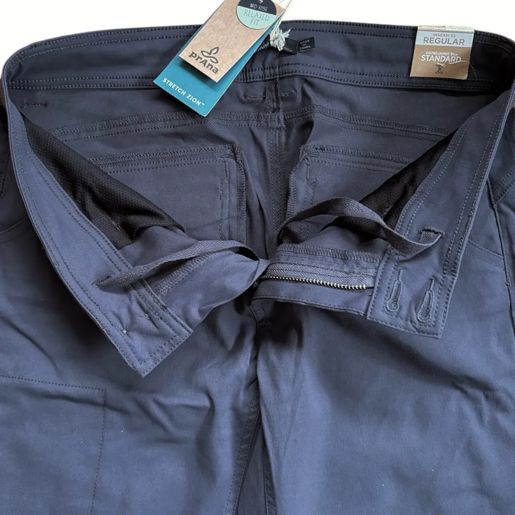 NWT Prana Halle Pants Mid-Rise Relaxed Fit Grey Size 8 - Image 7