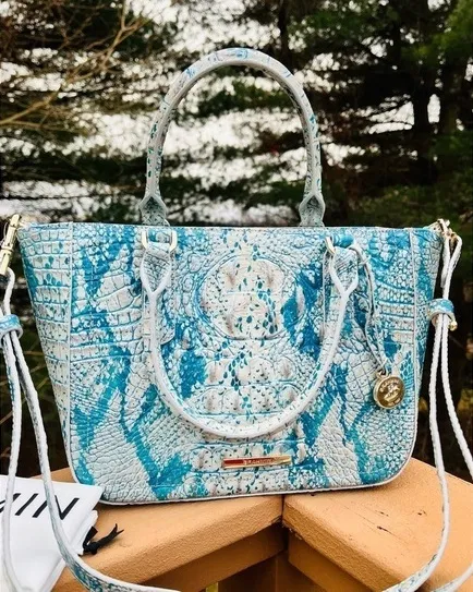 Brahmin Ashlee Mesmerized Melbourne Satchel Bag Small Asher Style NWT - Image 1