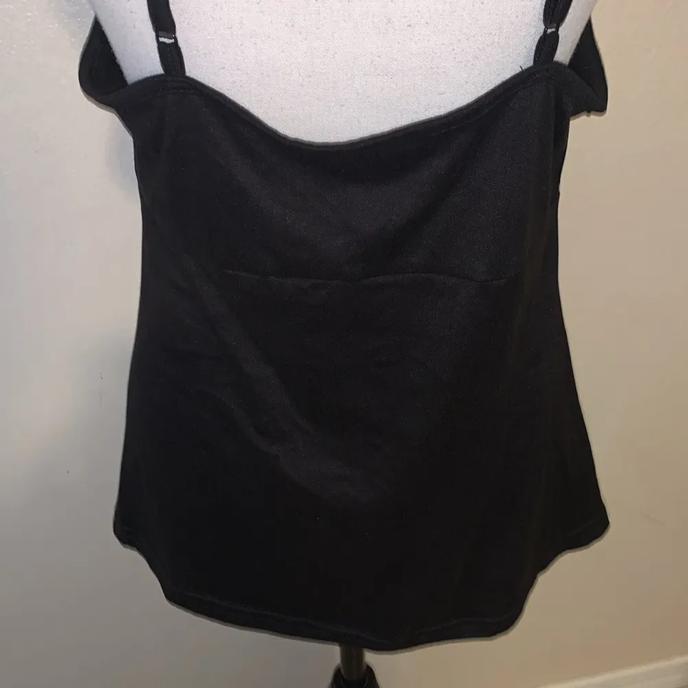 Nicole Miller New York Peached Jersey V-Neck Comfy Pajama Tank Top - Image 8