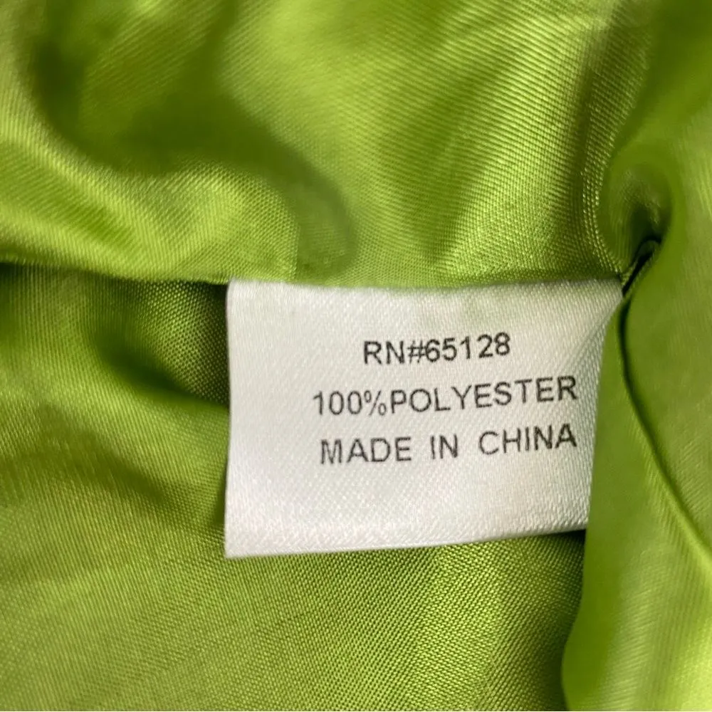 Luii Black White Plaid Gingham Checker Print Zip Front Water Resistant Jacket S - Image 5