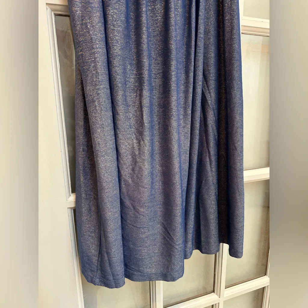 Vintage Y2K Betsey Johnson 90s 2000s Metallic Shimmer Party Dress Size 10 Medium - Image 6