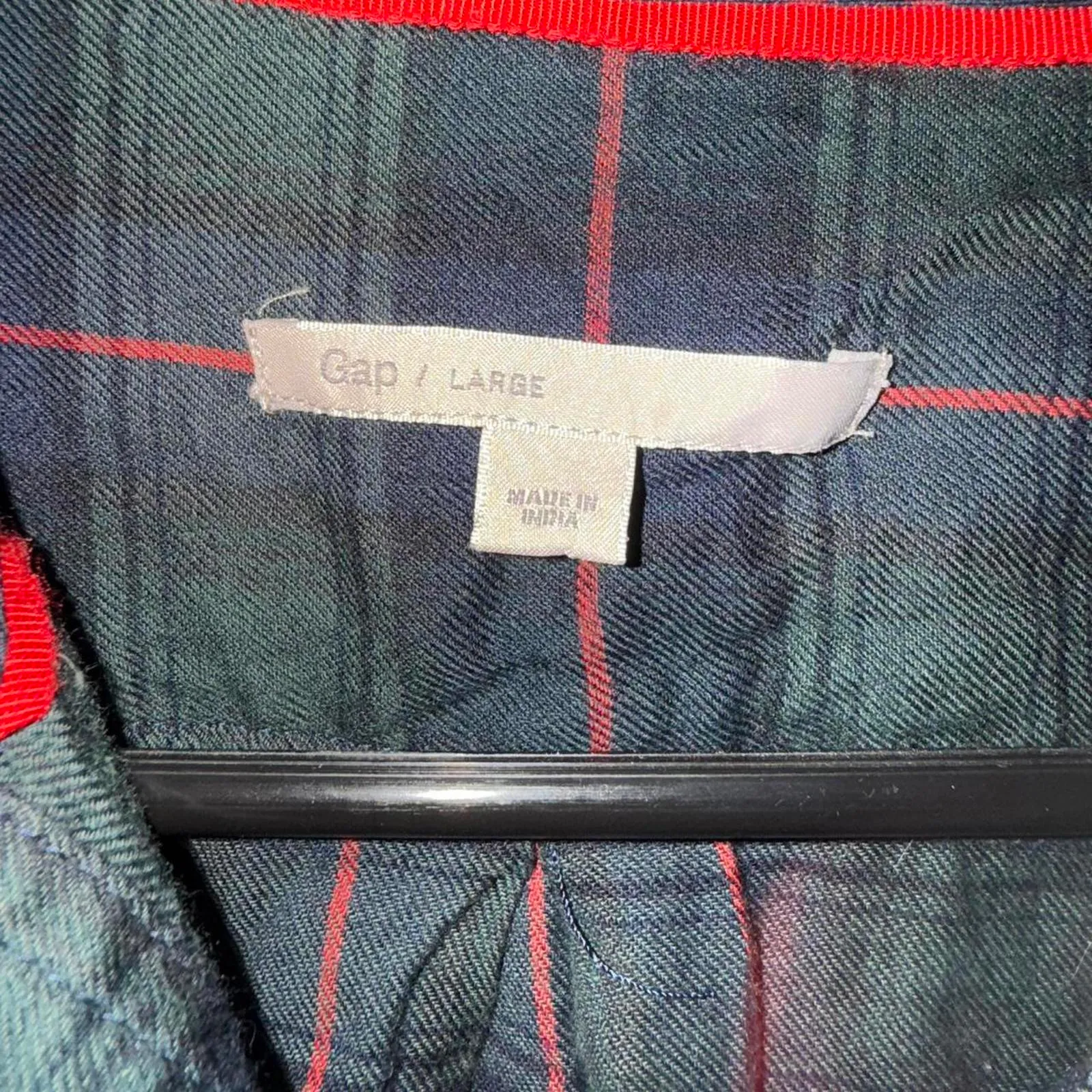Gap  plaid flannel belted dress - Image 3