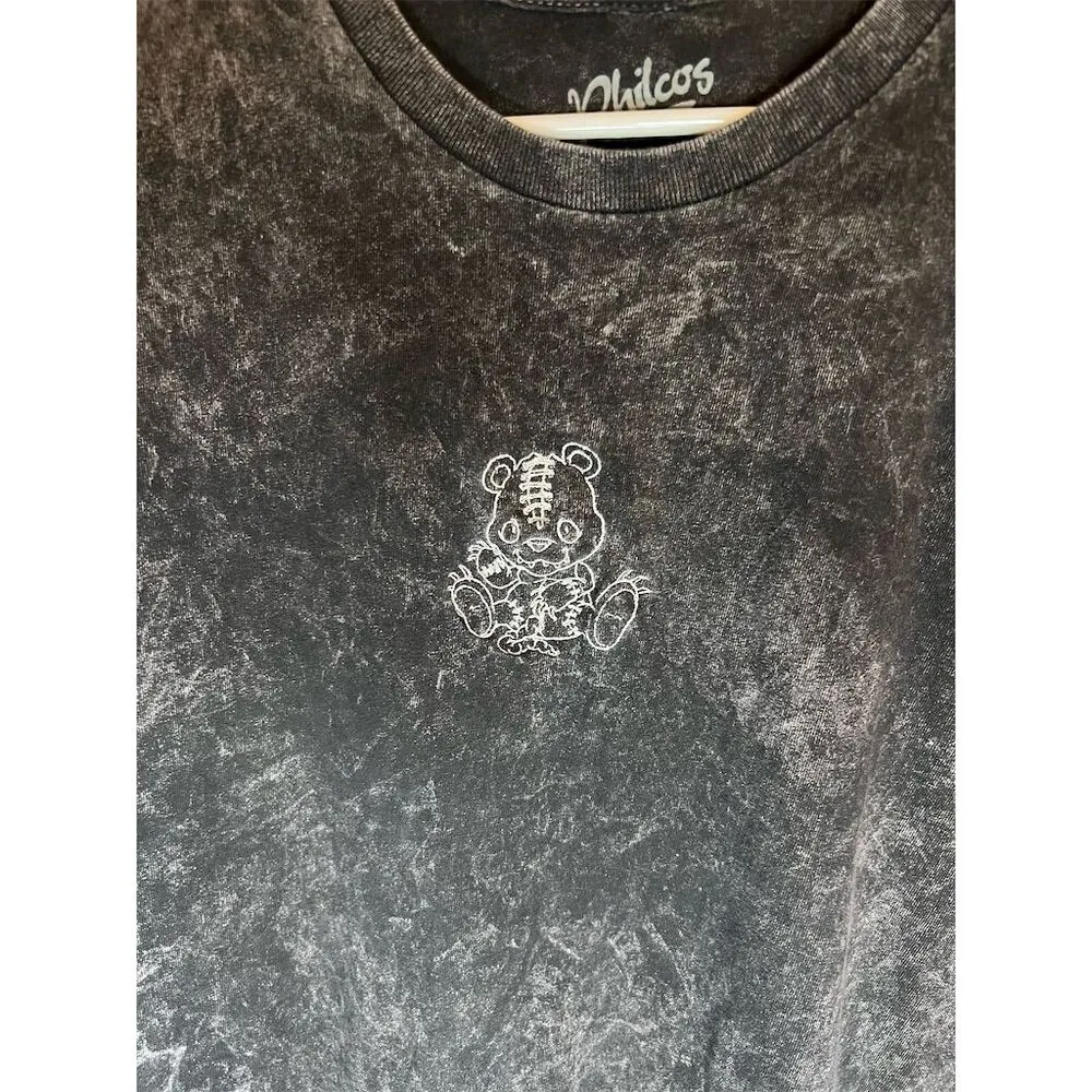Philcos Unisex L Gray Acid Wash T - Image 2