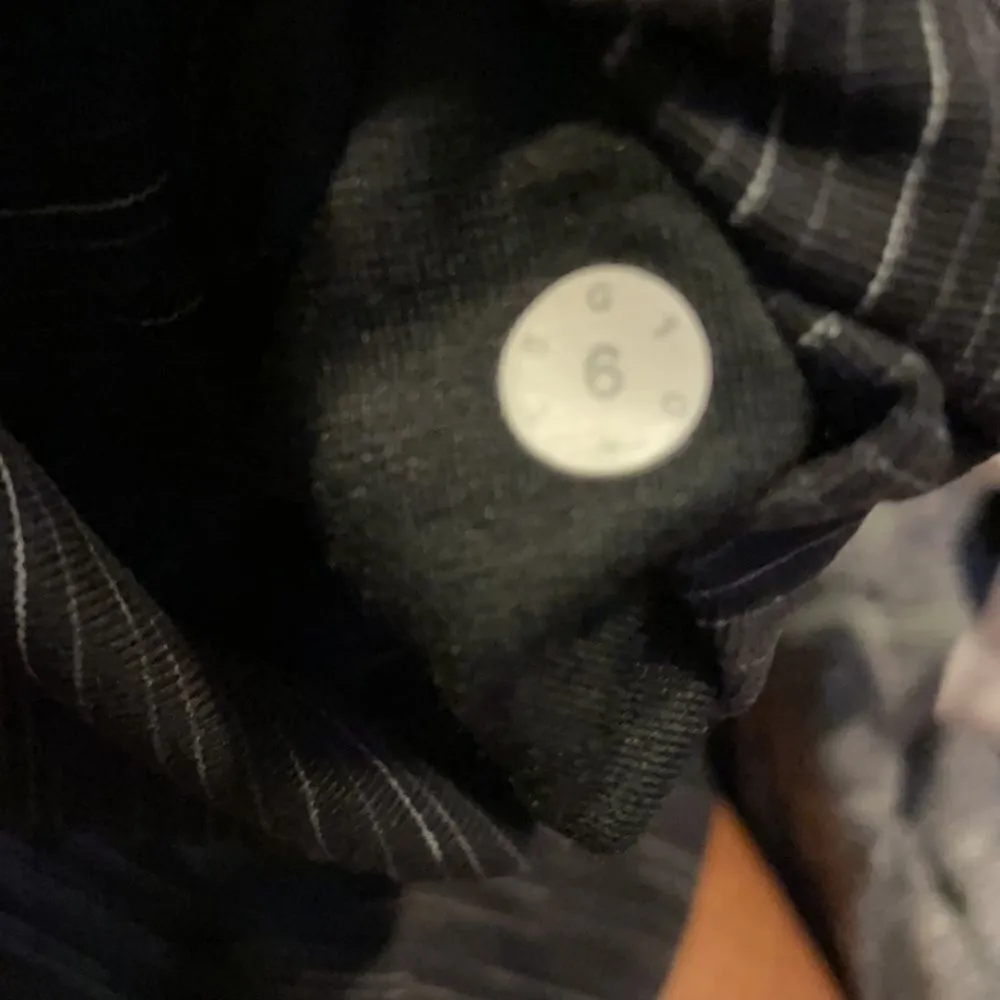 Lululemon Black & White Ombré Striped Leggings Size 6 - Image 8