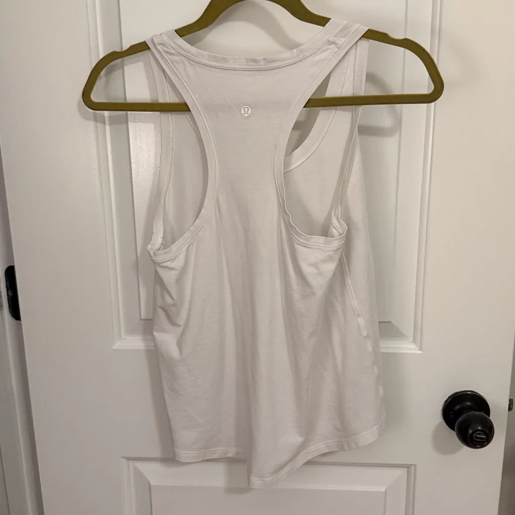 Lululemon White Tank Top - Image 2