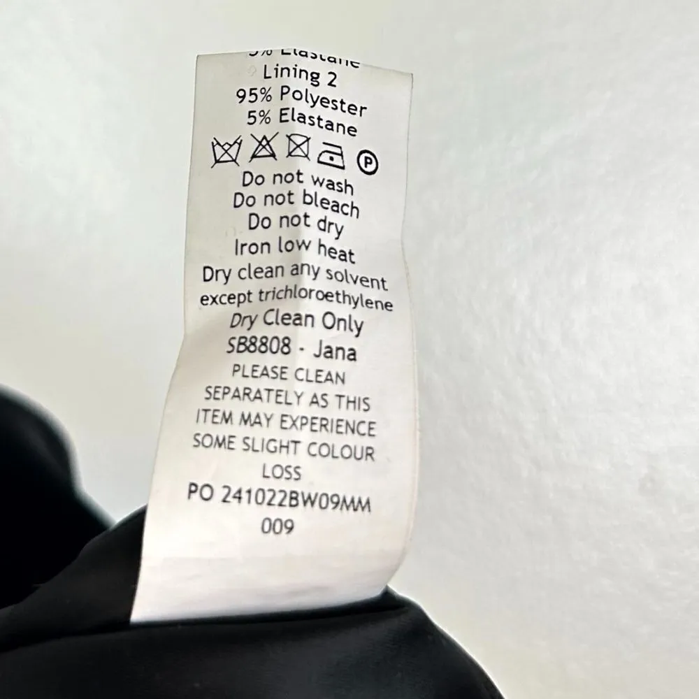 HOUSE OF CB Jana Giant Bow Strapless Mini Cocktail Dress in Black Size X-Small - Image 10