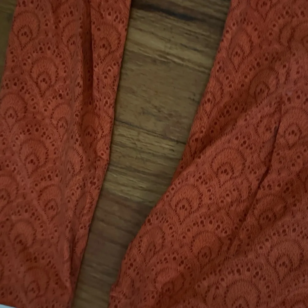 Clover Women’s Orange Zipper Jacket Pullover Size Small - Image 6