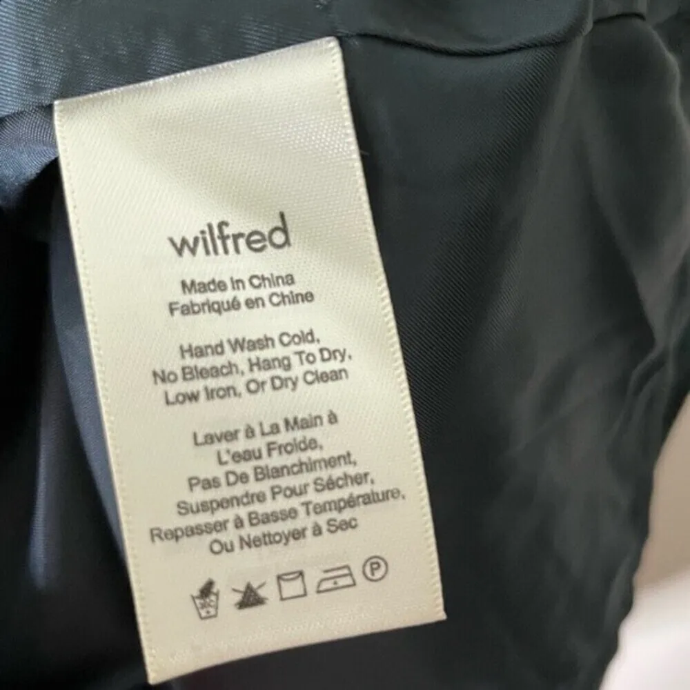 Artizia Wilfred Montbrun Mini Dress Fit and Flare Green Size 00 - Image 9