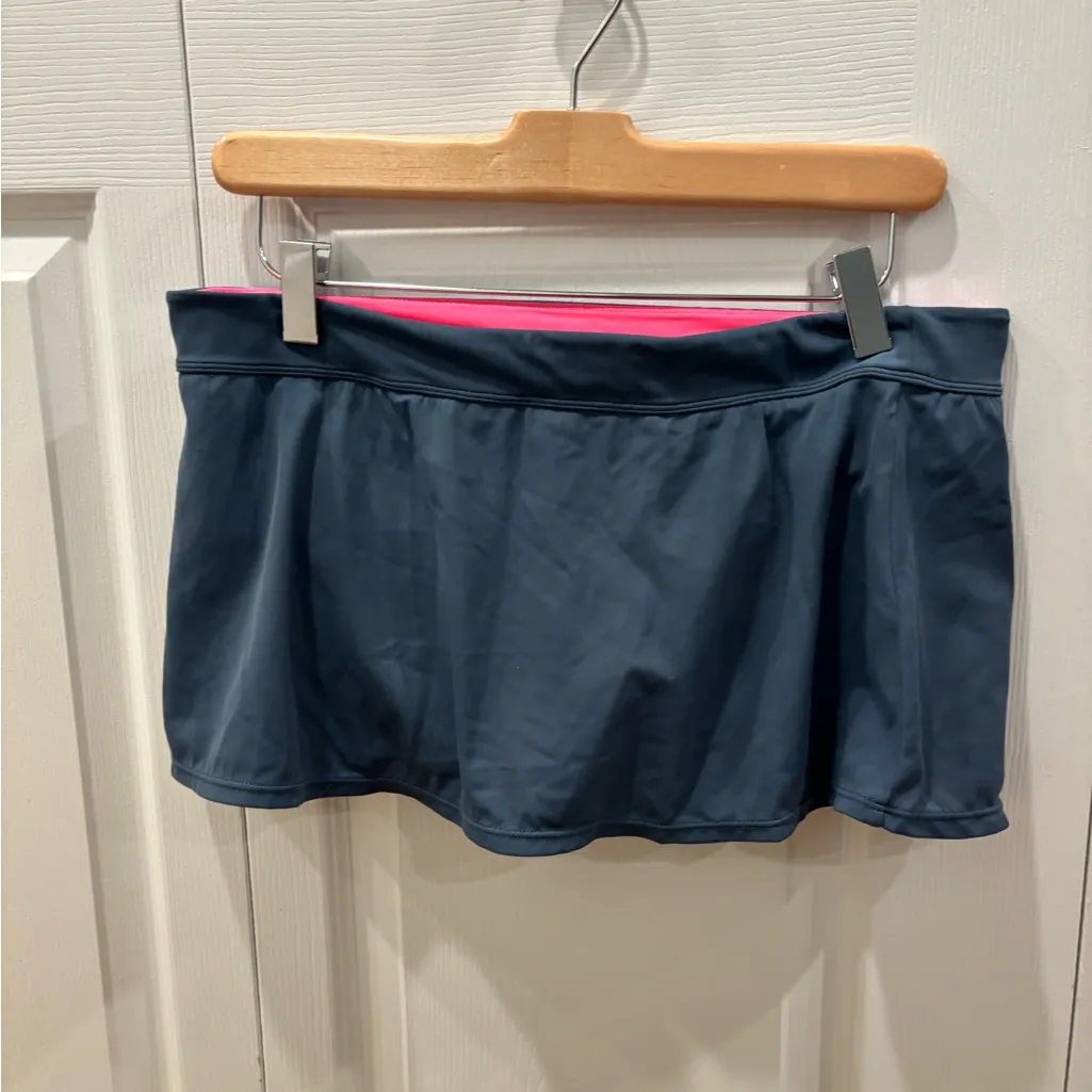Nike Pink and Gray Athletic Skirt - Image 3