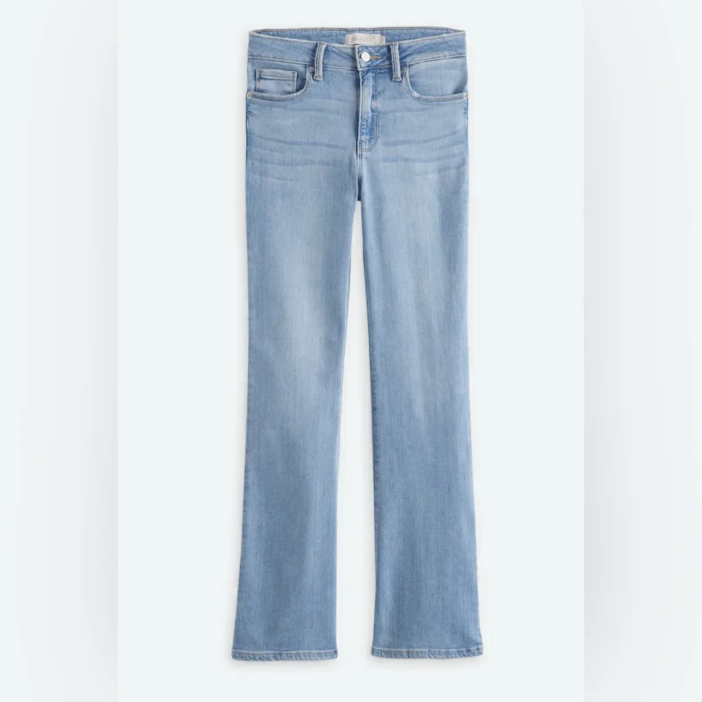 JUST USA Nyomi Mid Rise Slim Bootcut Jean Blue Size 6P NWT STITCH FIX - Image 5