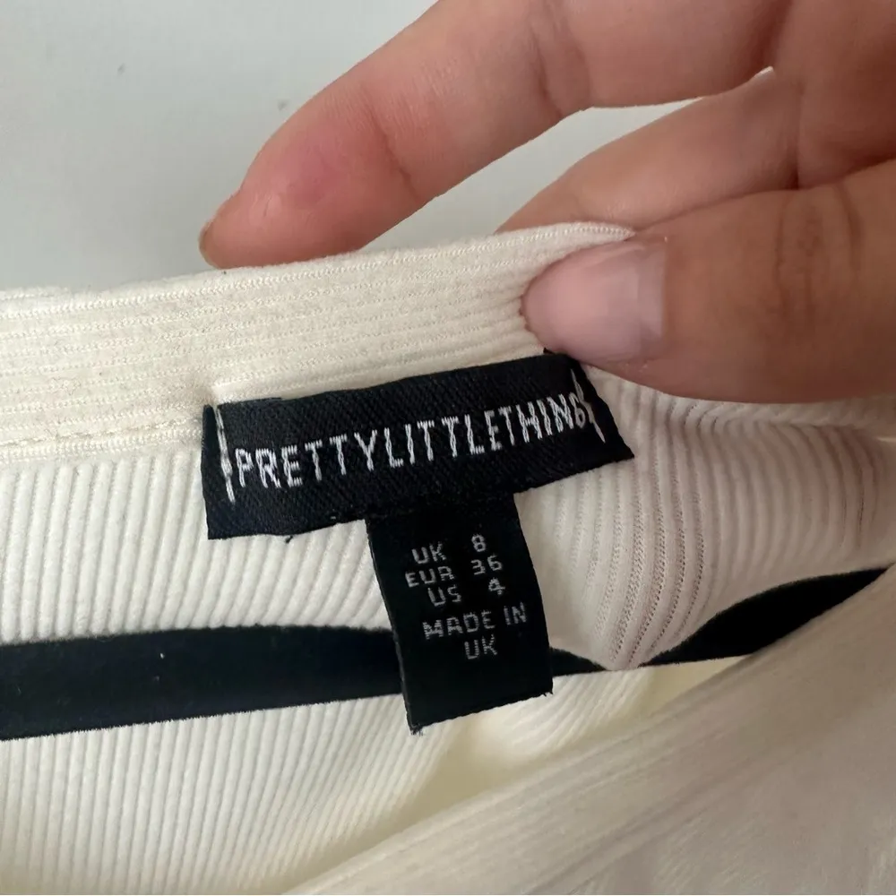 PLT Asymmetrical Milk White Top - Image 3